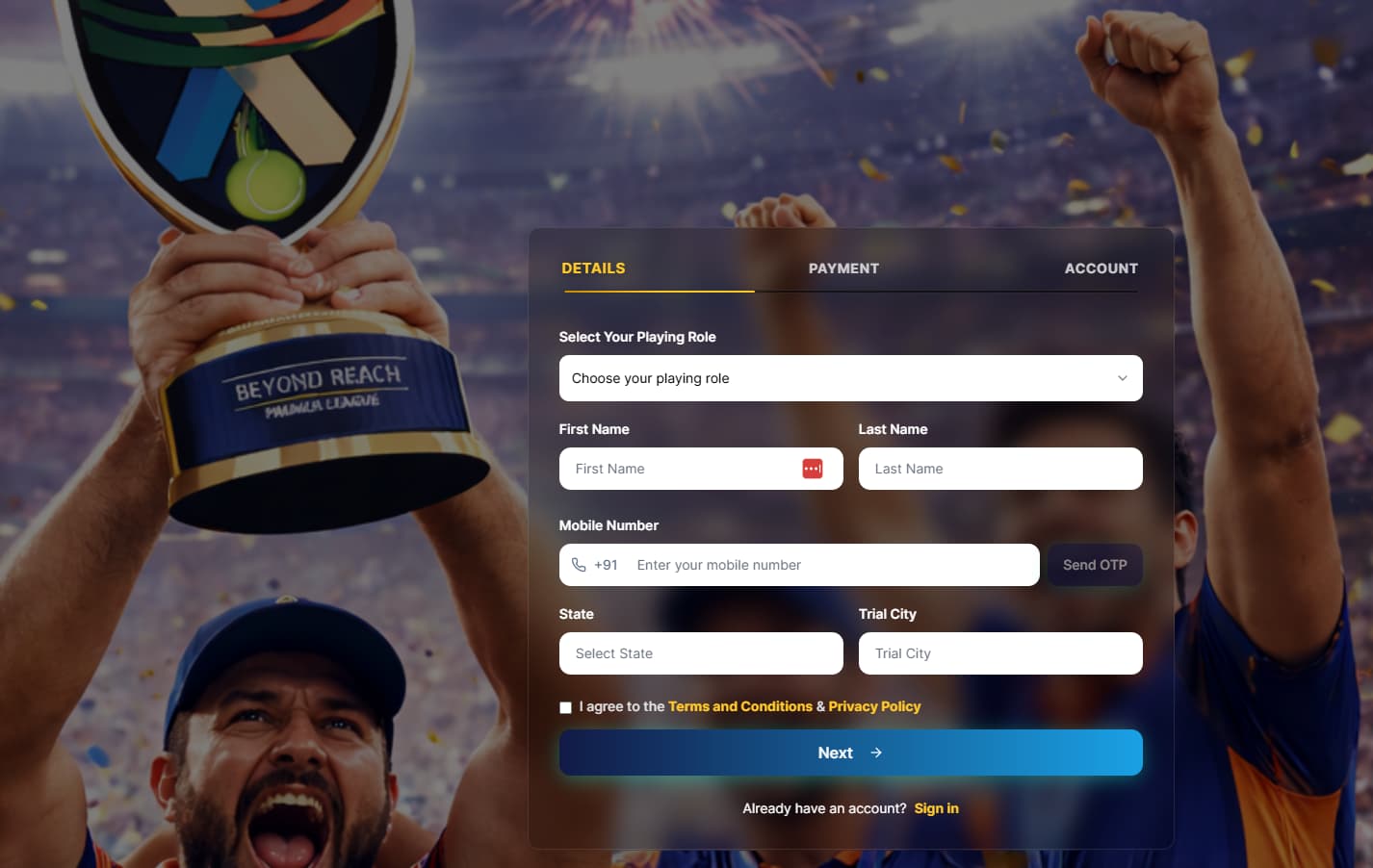 How to Register for BRPL League