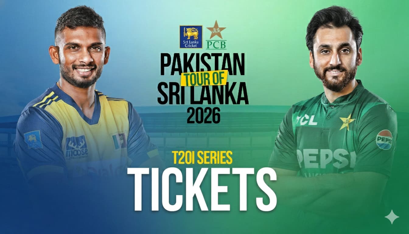 Pakistan Tour Of Sri Lanka 2026 Tickets