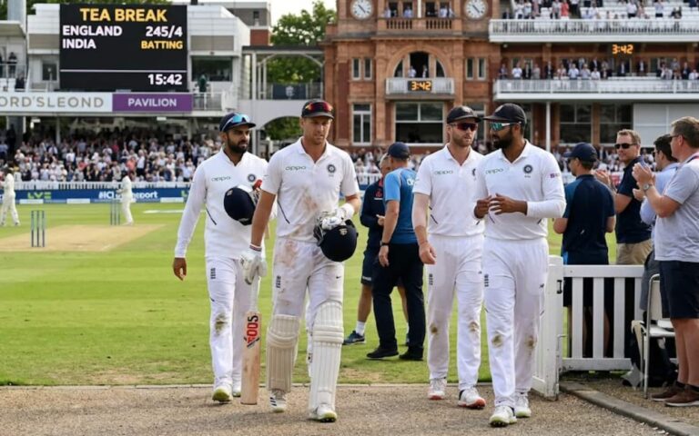 Tea Break Time in Test Cricket